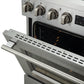 FORNO Torino 30" 4.32 cu. ft. Induction Range with True Convection, Air Fry and Sous Vide in Stainless Steel 240V, FFSIN0936-30