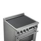 FORNO Torino 30" 4.32 cu. ft. Induction Range with True Convection, Air Fry and Sous Vide in Stainless Steel 240V, FFSIN0936-30