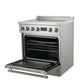FORNO Torino 30" 4.32 cu. ft. Induction Range with True Convection, Air Fry and Sous Vide in Stainless Steel 240V, FFSIN0936-30
