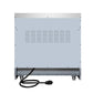 FORNO Torino 36-Inch 5.36 cu. ft. Induction Freestanding Range, True Convection, Air Fry Basket in White with Antique Brass Accents, FFSIN0936-36WHT