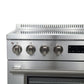 FORNO Torino 36" 5.36 cu. ft. Induction Range with True Convection, Air Fry and Sous Vide in Stainless Steel 240V, FFSIN0936-36