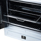FORNO Torino 30" 4.32 cu. ft. French Door Induction Range with True Convection, Air Fry and Sous Vide in White 240V, FFSIN0950-30WHT
