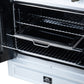 FORNO Torino 36" 5.36 cu. ft. French Door Induction Range with True Convection, Air Fry and Sous Vide in White 240V, FFSIN0950-36WHT