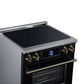 FORNO Maximus 30" 4.32 cu.ft. Induction Range with Air Fryer, Air Sous Vide, True Convection, and Digital Display, Black, FFSIN0968-30BLK