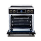 FORNO Maximus 30" 4.32 cu.ft. Induction Range with Air Fryer, Air Sous Vide, True Convection, and Digital Display, Black, FFSIN0968-30BLK