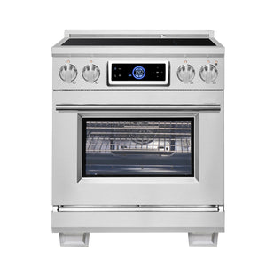 FORNO Maximus 30" 4.32 cu.ft. Induction Range with Air Fryer, Air Sous Vide, True Convection, and Digital Display, FFSIN0968-30