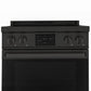 Induction Hardware Luxury Series 30-Inch 5.1 Cu. Ft. Induction Range, Self-Cleaning, Black Stainless Steel, S-IR30-BS