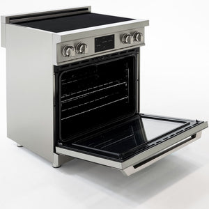 Induction Hardware Luxury Series 30-Inch 5.1 Cu. Ft. Induction Range, Self-Cleaning, Stainless Steel, S-IR30-SS