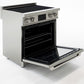 Induction Hardware Luxury Series Vega Edition 30-Inch 5.1 Cu. Ft. Induction Range, Self-Cleaning, Stainless Steel with Gold Accents, S-IR30-SS-VEGA