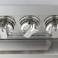 Induction Hardware Luxury Series 36-Inch 5.4 Cu. Ft. Induction Range, Self-Cleaning, Stainless Steel, S-IR36-SS