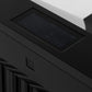 Induction Hardware 48-Inch Convertible Wall Mount Range Hood, 1800 CFM, Black Stainless Steel, S-RH48-PW-BS