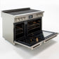 Induction Hardware Luxury Series 48-Inch 7.7 Cu. Ft. Double Oven Induction Range, Self-Cleaning, Stainless Steel, S-IR48-SS