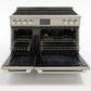 Induction Hardware Luxury Series 48-Inch 7.7 Cu. Ft. Double Oven Induction Range, Self-Cleaning, Stainless Steel, S-IR48-SS