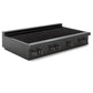 Induction Hardware 48" Induction Rangetop, 7-Zone, Black Stainless Steel, IRT48-BS