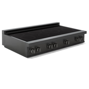 Induction Hardware 48" Induction Rangetop, 7-Zone, Black Stainless Steel, IRT48-BS