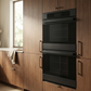 Induction Hardware 30-Inch Double Wall Oven, Black Stainless Steel, WO-D-30-BS