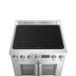 FORNO Torino 30" 4.32 cu. ft. French Door Induction Range with True Convection, Air Fry and Sous Vide in Stainless Steel 240V,  FFSIN0950-30