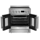 FORNO Torino 30" 4.32 cu. ft. French Door Induction Range with True Convection, Air Fry and Sous Vide in Stainless Steel 240V,  FFSIN0950-30