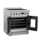 FORNO Torino 30" 4.32 cu. ft. French Door Induction Range with True Convection, Air Fry and Sous Vide in Stainless Steel 240V,  FFSIN0950-30
