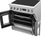 FORNO Torino 30" 4.32 cu. ft. French Door Induction Range with True Convection, Air Fry and Sous Vide in Stainless Steel 240V,  FFSIN0950-30