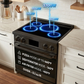 Induction Hardware Luxury Series 30-Inch 5.1 Cu. Ft. Induction Range, Self-Cleaning, Black Stainless Steel, S-IR30-BS
