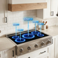 Induction Hardware 36" Induction Rangetop, 5-Zone, Stainless Steel, IRT36-SS
