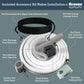 Pioneer® Diamante Essenza™ 11,500 BTU 230V High-Wall Mini Split System with 16 Ft. Kit