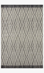 Loloi Kenzie KNZ-01 Ivory / Charcoal area rug - image 1