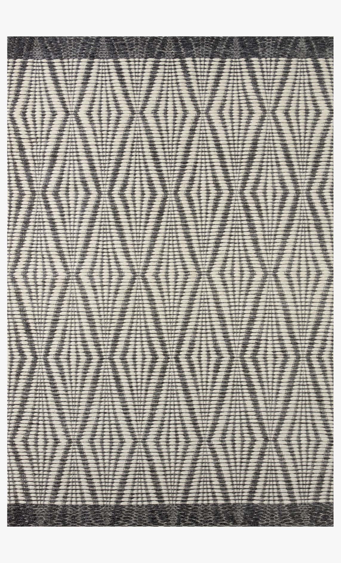 Loloi Kenzie KNZ-01 Ivory / Charcoal area rug - image 1