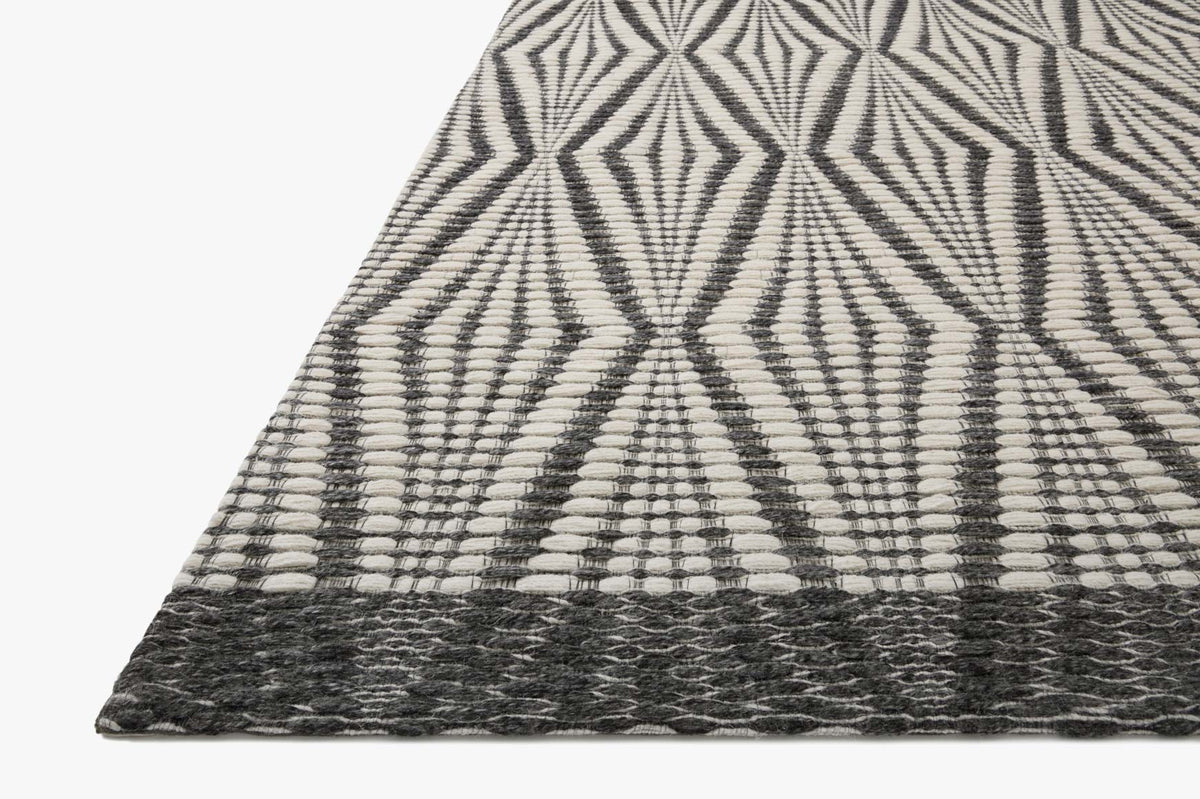 Loloi Kenzie KNZ-01 Ivory / Charcoal area rug - image 5