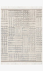 Loloi Khalid KF-01 Ivory / Sky area rug - image 1