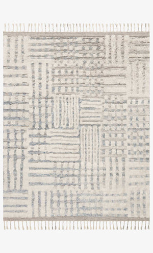 Loloi Khalid KF-01 Ivory / Sky area rug - image 1