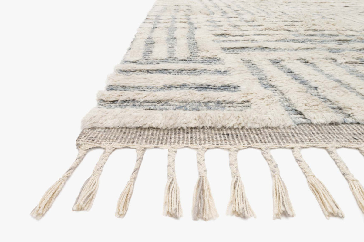 Loloi Khalid KF-01 Ivory / Sky area rug - image 2