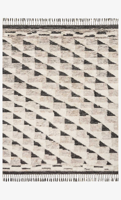 Loloi Khalid KF-02 Natural / Black area rug - image 1