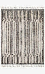Loloi Khalid KF-03 Stone / Charcoal area rug - image 1