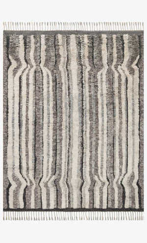 Loloi Khalid KF-03 Stone / Charcoal area rug - image 1