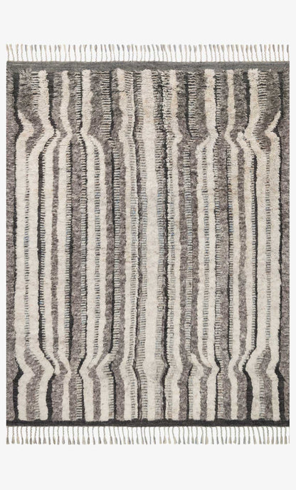 Loloi Khalid KF-03 Stone / Charcoal area rug - image 1