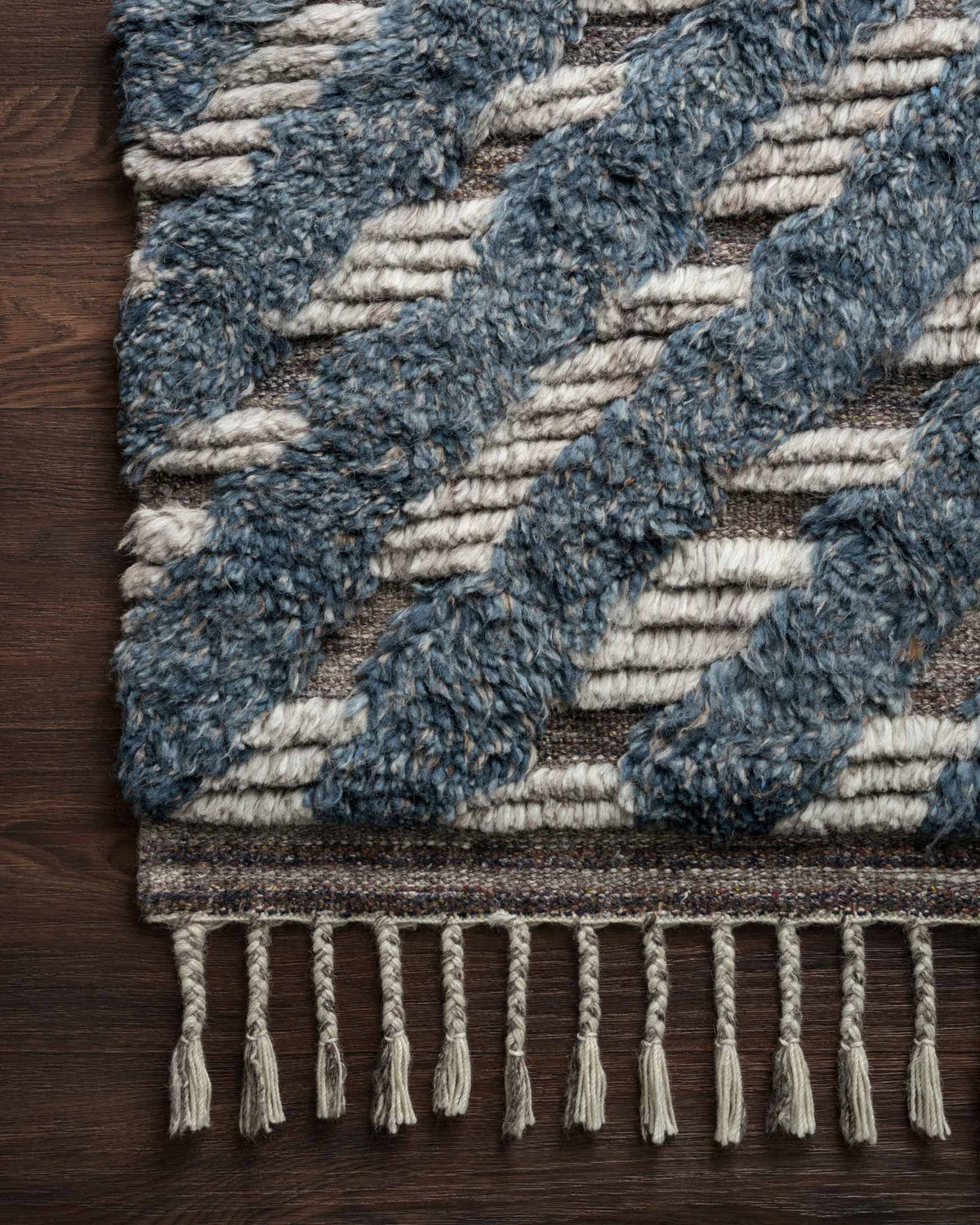 Loloi Khalid KF-06 Blue / Pewter area rug - image 5
