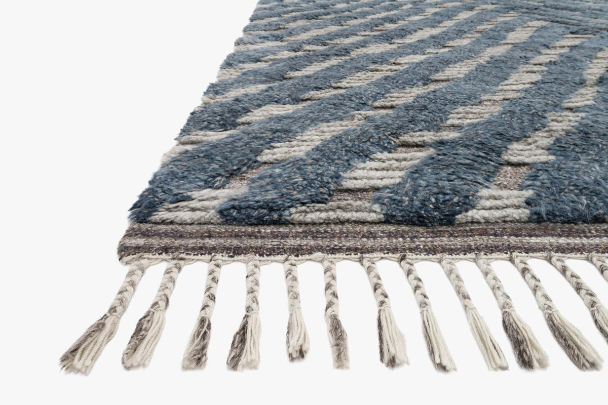 Loloi Khalid KF-06 Blue / Pewter area rug - image 4