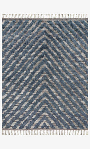 Loloi Khalid KF-06 Blue / Pewter area rug - image 1