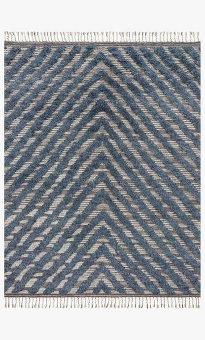 Loloi Khalid KF-06 Blue / Pewter area rug - image 1