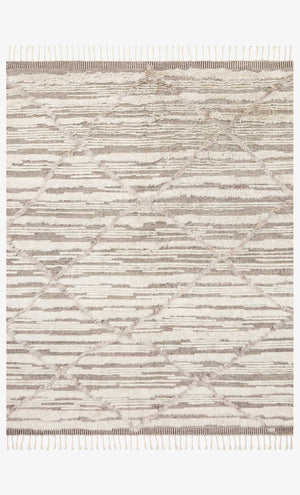 Loloi Khalid KF-07 Ivory / Taupe area rug - image 1