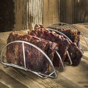 Kamado Joe® Stainless Steel Rib Rack (Compatible With: Classic Joe® 18" and Big Joe® 24" Grills)