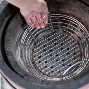 Kamado Joe® Stainless Steel Charcoal Basket Grill Accessory (Compatible With: Joe Jr® Grills)