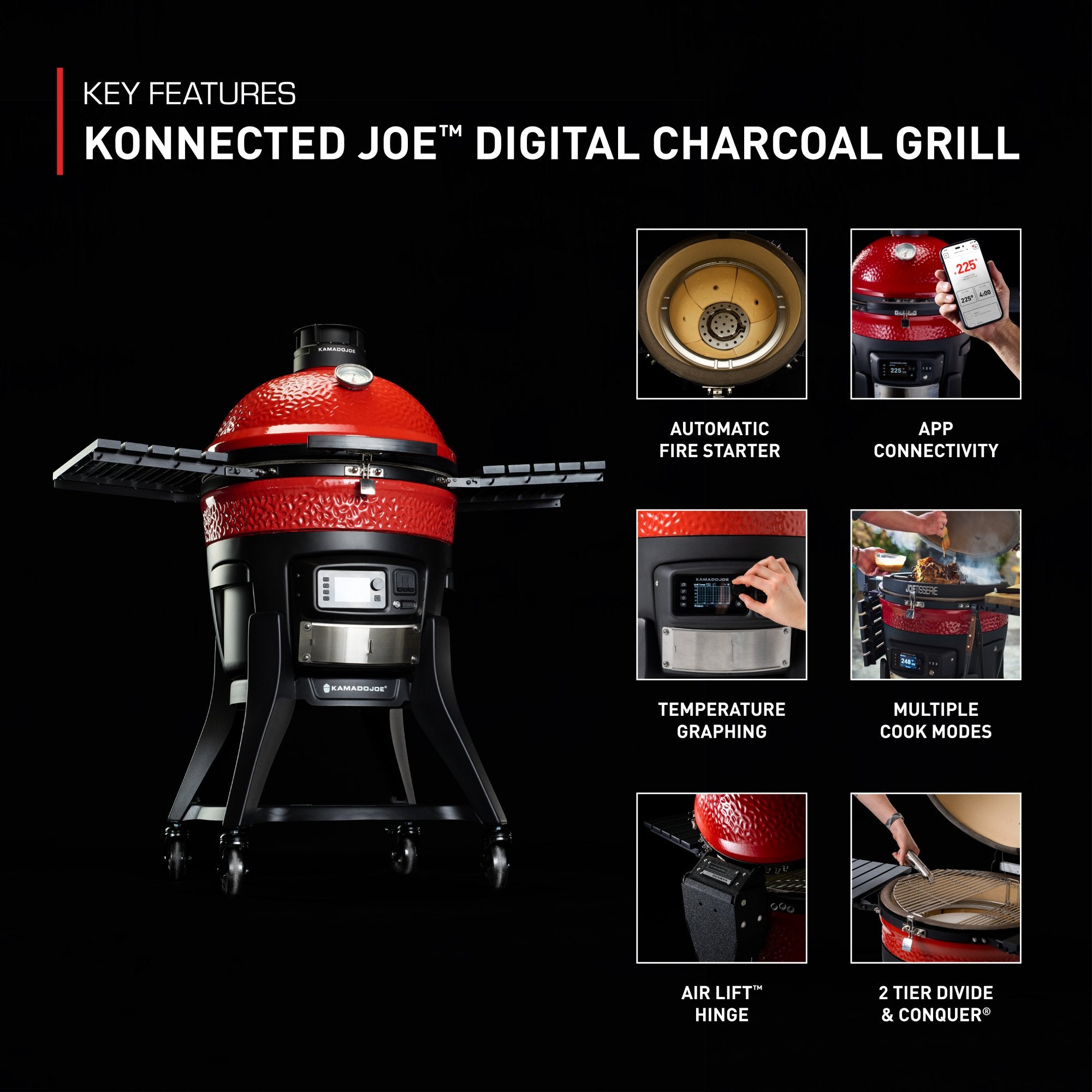 Kamado Joe® Classic Joe Konnected Joe 18