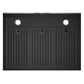 Cosmo Haven 30" 500 CFM Ducted Under Cabinet Range Hood, Touch Controls, LED Lights in Matte Black, COS-KS6U30-BK