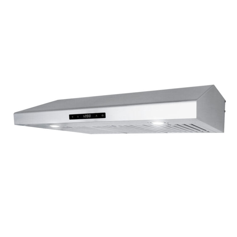 Cosmo 30" 500 CFM Convertible Under Cabinet Range Hood with Remote and Digital Touch Controls, COS-KS6U30