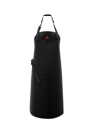 Arteflame Leather Grill Apron In Black, AFAPRONBLK