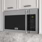 ZLINE 30" 1.5 cu. ft. Over the Range Microwave in DuraSnow® Stainless Steel with Traditional Handle and Set of 2 Charcoal Filters, MWO-OTRCFH-30-SS