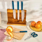 Caraway German Stainless Steel Knife Set in Charcoal